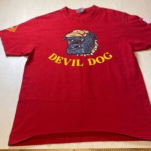 USMC Devil Dogs Ghost Squadron Mitchell B-25 Air Force Shirt sz‎ L